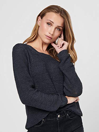Only onlGEENA XO L/S PULLOVER KNT NOOS, Suéter para Mujer, Azul (Navy Blazer), M