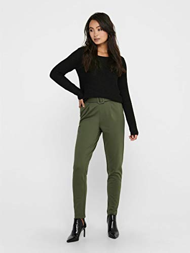 Only onlGEENA XO L/S PULLOVER KNT NOOS, Suéter para Mujer, Negro (Black), S