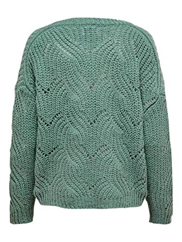 Only Onlhavana L/s Pullover Knt Noos suéter, Verde (Chinois Green), 40 (Talla del Fabricante: Medium) para Mujer