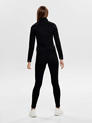 ONLY Onlkendell Eternal Ankle Black Vaqueros, 30 Medium para Mujer