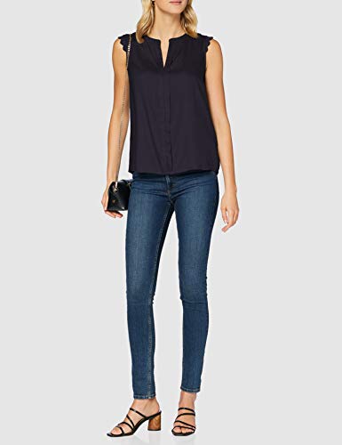 Only Onlkimmi S/l Top Wvn Noos Camiseta sin Mangas, Azul (Night Sky Night Sky), 40 (Talla del Fabricante: 38) para Mujer