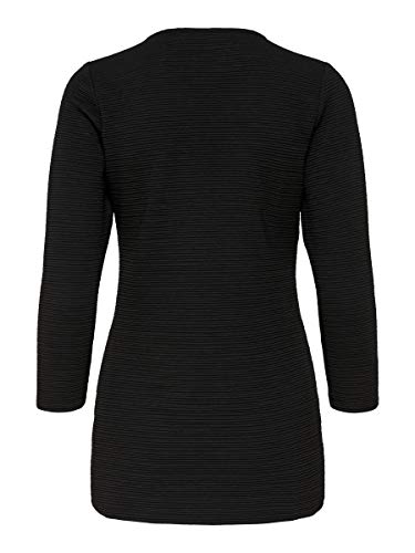 Only Onlleco 7/8 Long Cardigan Jrs Noos, Chaqueta Para Mujer, Negro (Black Black), 38 (Talla Fabricante: M)