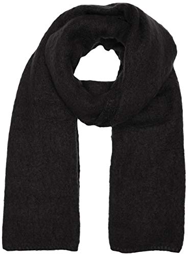 Only ONLLIMA Knit Long Scarf Acc Noos CC Bufanda, negro (black black), Talla única para Mujer