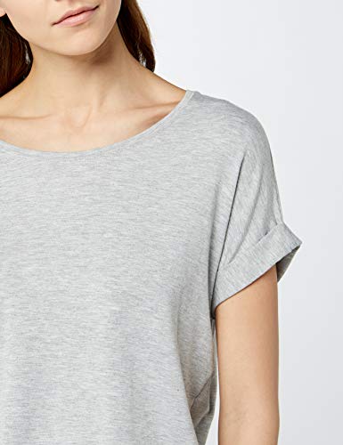 Only onlMOSTER S/S Top Noos JRS Camiseta, Gris (Light Grey Melange), L para Mujer