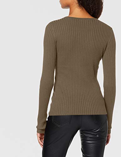 Only Onlnatalia L/s Rib Pullover Knt Noos Suéter, Hoja De UVA, L para Mujer
