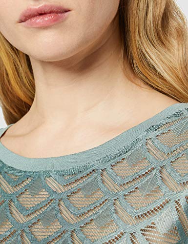 Only Onlnicole S/s Mix Top Noos Blusa, Verde, M para Mujer