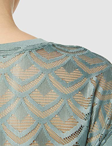 Only Onlnicole S/s Mix Top Noos Blusa, Verde, M para Mujer