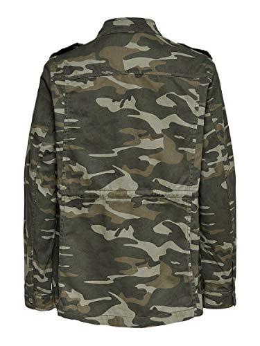Only Onlohio Utility Jacket CC Otw Chaqueta, Aceituna Negra, S para Mujer