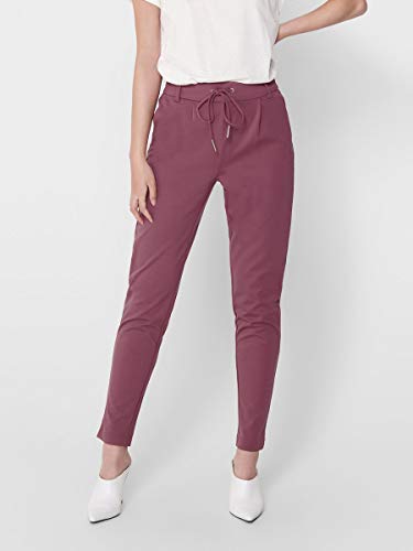 Only Onlpoptrash Easy Colour Pant Pnt Noos, Pantalones para Mujer, Rojo (Wild Ginger), W40/L34 (Talla del fabricante: Large)