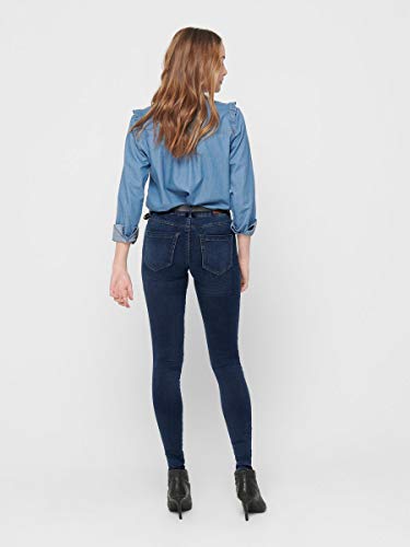 Only Onlroyal Reg Skinny Jea BB Bj13964 Vaqueros, Dark Blue Denim, 40W / 32L para Mujer