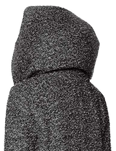 ONLY Onlsedona Boucle Wool Coat Otw Noos Abrigo, Gris (Dark Grey Melange Detail:Melange), S para Mujer