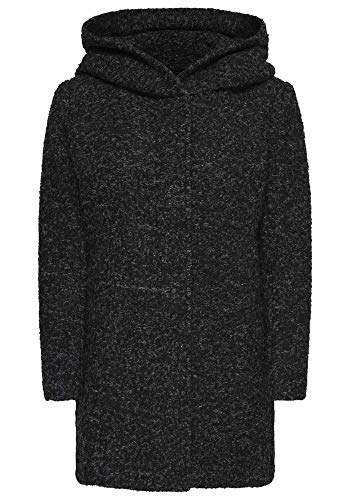 ONLY Onlsedona Boucle Wool Coat Otw Noos Abrigo, Negro (Black Detail:Melange), L para Mujer