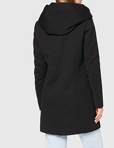 Only Onlsedona Light Coat Otw Noos Abrigo, Negro (Black Black), 36 (Talla del Fabricante: Small) para Mujer