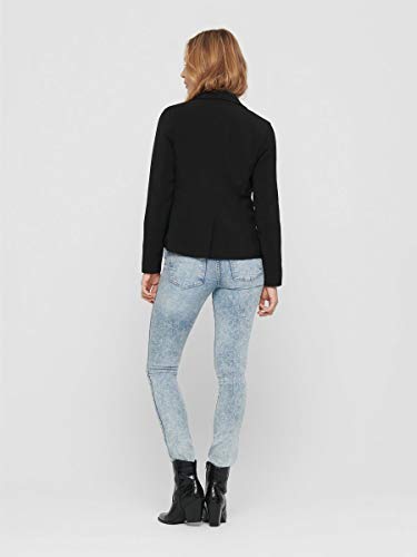 Only Onlselma-Astrid L/s Fitted Blazer CC TLR, Negro, 34 para Mujer