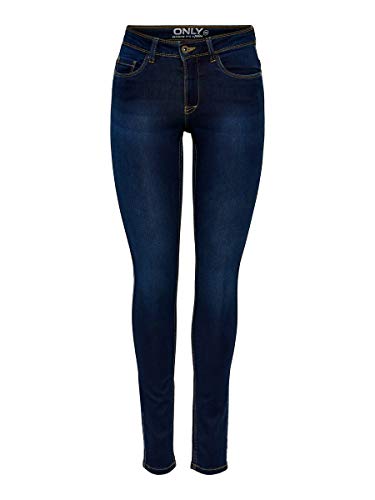 ONLY Onlultimate King Reg Jeans Cry200 Vaqueros, Dark Blue Denim, XL / 30L para Mujer