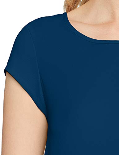 Only Onlvic S/s Solid Top Noos Wvn Blusa, Azul (Gibraltar Sea Gibraltar Sea), X-Small (Talla del Fabricante: 34) para Mujer