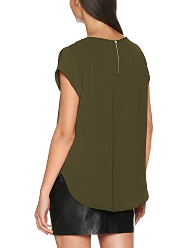 Only Onlvic S/s Solid Top Noos Wvn Camiseta, Verde (Kalamata), 38 (Talla del Fabricante: 36) para Mujer