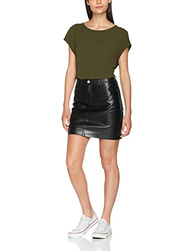 Only Onlvic S/s Solid Top Noos Wvn Camiseta, Verde (Kalamata), 42 para Mujer
