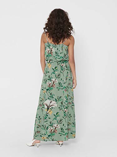Only Onlwinner SL Maxidress Noos Wvn Vestido Casual, Granite Green, 34 para Mujer