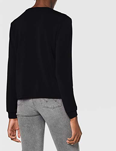 Only ONQGAIA L/S O-Neck SWT Sudadera, Negro, S para Mujer