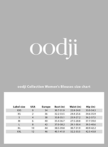 oodji Collection Mujer Blusa de Viscosa con Puntadas en el Pecho, Turquesa, ES 42 / L