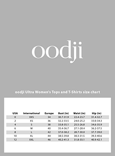 oodji Ultra Mujer Camiseta Holgada con Cuello Redondo, Blanco, ES 46 / XXL