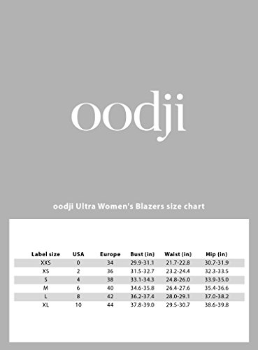 oodji Ultra Mujer Chaqueta con Mangas 3/4 sin Cierre, Blanco, ES 42 / L
