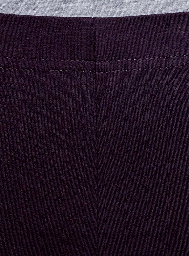 oodji Ultra Mujer Mallas Básicas, Morado, 44