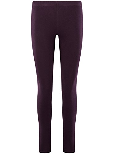 oodji Ultra Mujer Mallas Básicas, Morado, 44