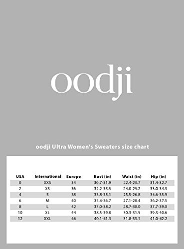 oodji Ultra Mujer Suéter Básico de Cuello Alto de Algodón, Rojo, ES 34 / XXS