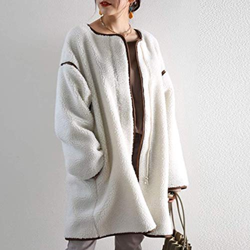 Overdose Chaqueta De Invierno para Mujer Casual Outwear Parka Cardigan Slim Coat Overcoat Invierno Abrigo