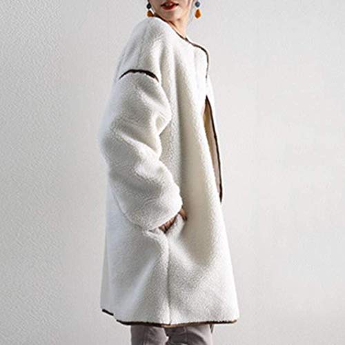 Overdose Chaqueta De Invierno para Mujer Casual Outwear Parka Cardigan Slim Coat Overcoat Invierno Abrigo