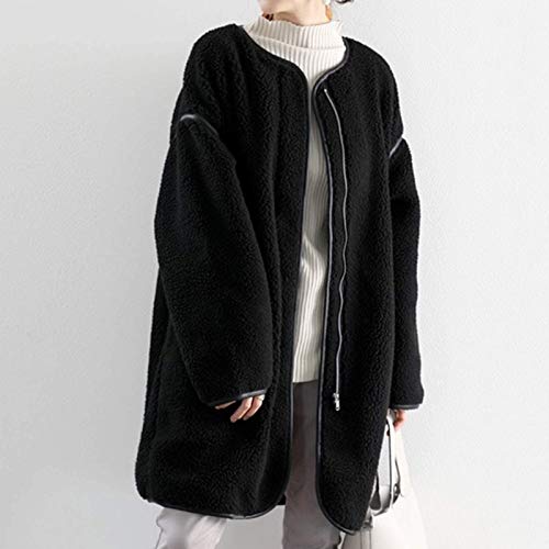 Overdose Chaqueta De Invierno para Mujer Casual Outwear Parka Cardigan Slim Coat Overcoat Invierno Abrigo