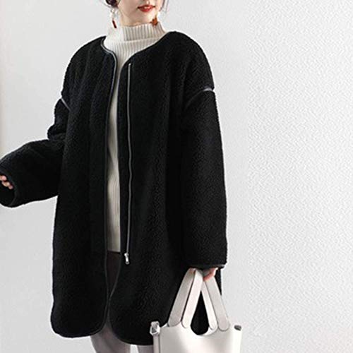 Overdose Chaqueta De Invierno para Mujer Casual Outwear Parka Cardigan Slim Coat Overcoat Invierno Abrigo