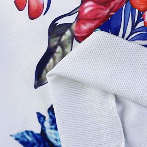 Overdose Las SeñOras De Las Mujeres De ImpresióN De Manga Larga Tops Blanco Cremallera Mejor Regalo De La Chaqueta Caliente Outwear Negro Tops Sueltas Top