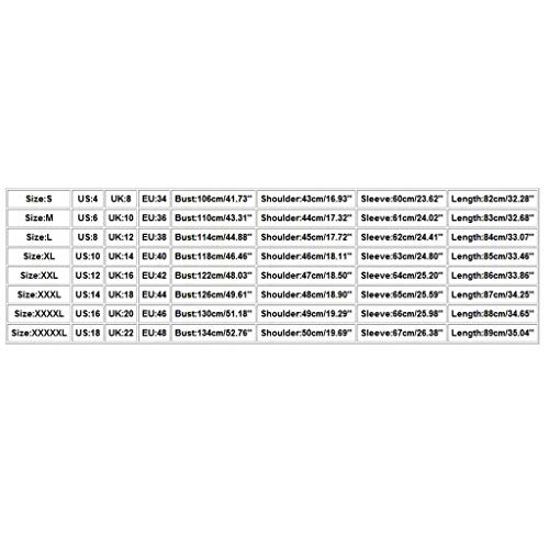 Overdose Nuevo Abrigo De Talla Grande Mujeres con Capucha De Manga Larga Vintage Cremallera SeñOras Abrigos Gruesos De Lana 5XL Desgaste Al Aire Libre Abrigos Mujer (XXX-Large, c-Negro)