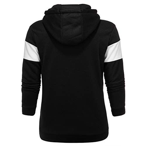 Overdose Sudadera con Capucha Larga del Remiendo De La Manga De Los Hombres Sudadera con Capucha del Mejor del Verano Sudadera con Capucha Chaqueta Outwear Abrigos Hombres Invierno Rebajas