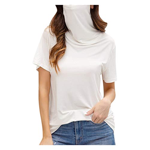 Overdose Sudadera para Mujer De Manga Larga Empalme Color Moda Sudadera Pullover Tops Blusa Mejor Venta Superior (M, O-Amarillo)