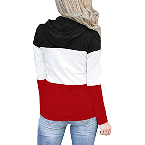 Overdose Tallas Grandes De Las Mujeres De Manga Larga 2018 Nuevo OtoñO Bestsell Popular Chic Blusa Moda Blusa Top Camisetas Top (Medium, Blanco)