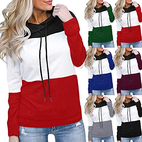 Overdose Tallas Grandes De Las Mujeres De Manga Larga 2018 Nuevo OtoñO Bestsell Popular Chic Blusa Moda Blusa Top Camisetas Top (Medium, Negro)