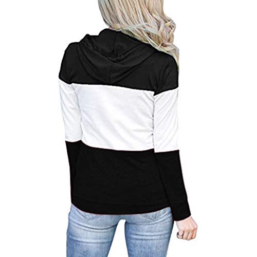 Overdose Tallas Grandes De Las Mujeres De Manga Larga 2018 Nuevo OtoñO Bestsell Popular Chic Blusa Moda Blusa Top Camisetas Top (Small, Negro)