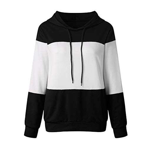 Overdose Tallas Grandes De Las Mujeres De Manga Larga 2018 Nuevo OtoñO Bestsell Popular Chic Blusa Moda Blusa Top Camisetas Top (Small, Negro)