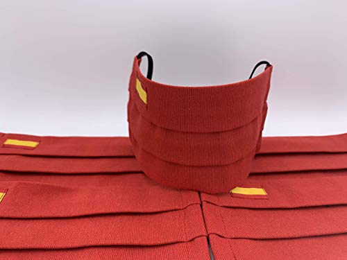 Pack 2 unidades de algodon Verde Azul Camuflaje (militar) Negra Roja Rosa Blanca con bandera de España