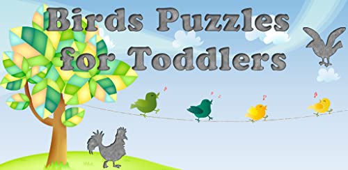Pájaros rompecabezas para niños pequeños y niños