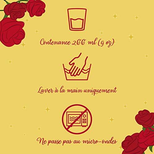 Paladone paladonegifpal319 Abysse Disney La Bella y la Bestia Chip Taza, Multicolor, Estándar