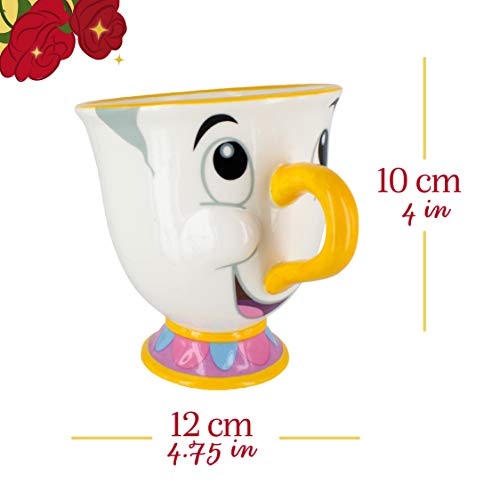 Paladone paladonegifpal319 Abysse Disney La Bella y la Bestia Chip Taza, Multicolor, Estándar