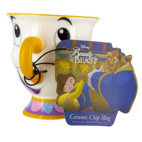 Paladone paladonegifpal319 Abysse Disney La Bella y la Bestia Chip Taza, Multicolor, Estándar