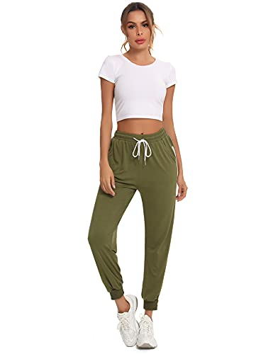 Pantalones Deportivos para Mujer para Yoga Running Fitness Jogging Danza Pijama de Interior Largos Chándal Casuale