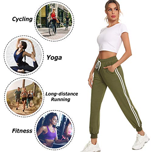 Pantalones Deportivos para Mujer para Yoga Running Fitness Jogging Danza Pijama de Interior Largos Chándal Casuale
