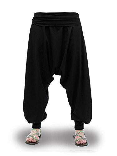 Pantalones Harem Cagados Etnicos Yoga Thai Unisex Cuatro Tallas (M)
